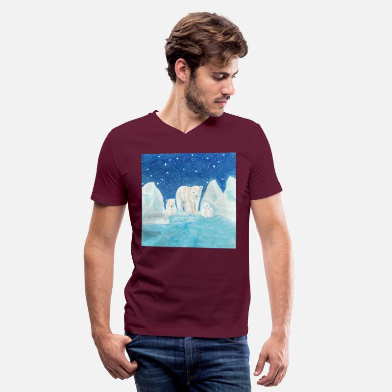 Polar Bears (Ursus maritimus) - Bear Mother & Cubs