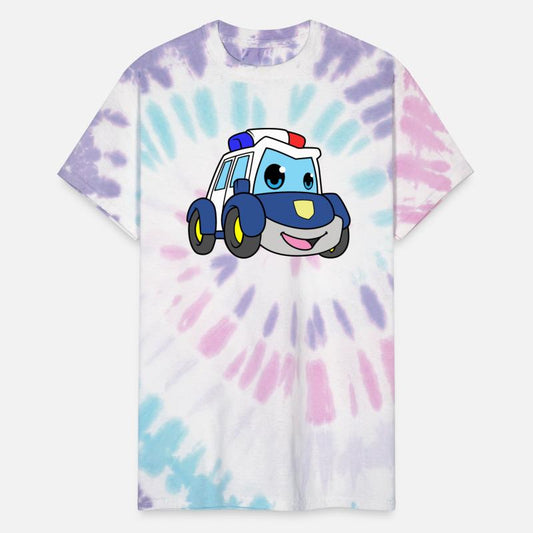 Police Car With Blue Light And Siren