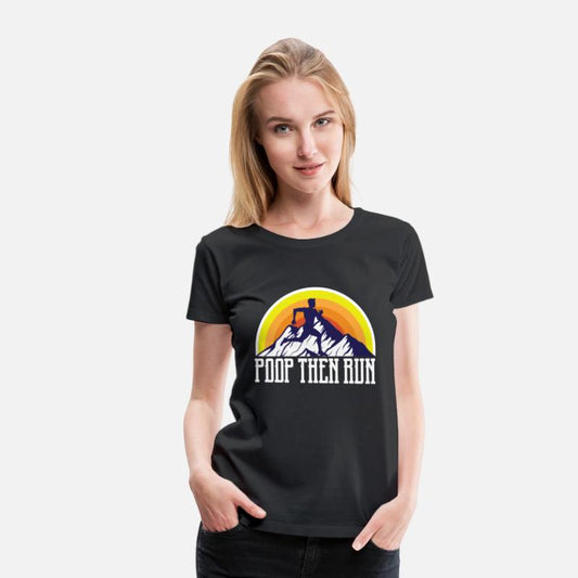 Poop then Run Funny Person Gift