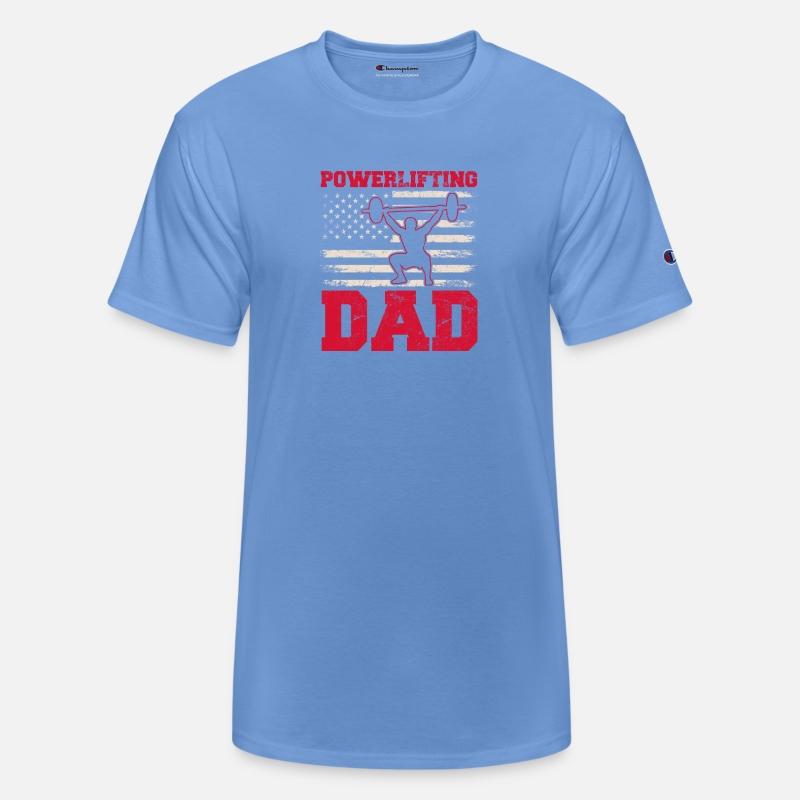Powerlifting Dad Weightlifting Father Workout Amer