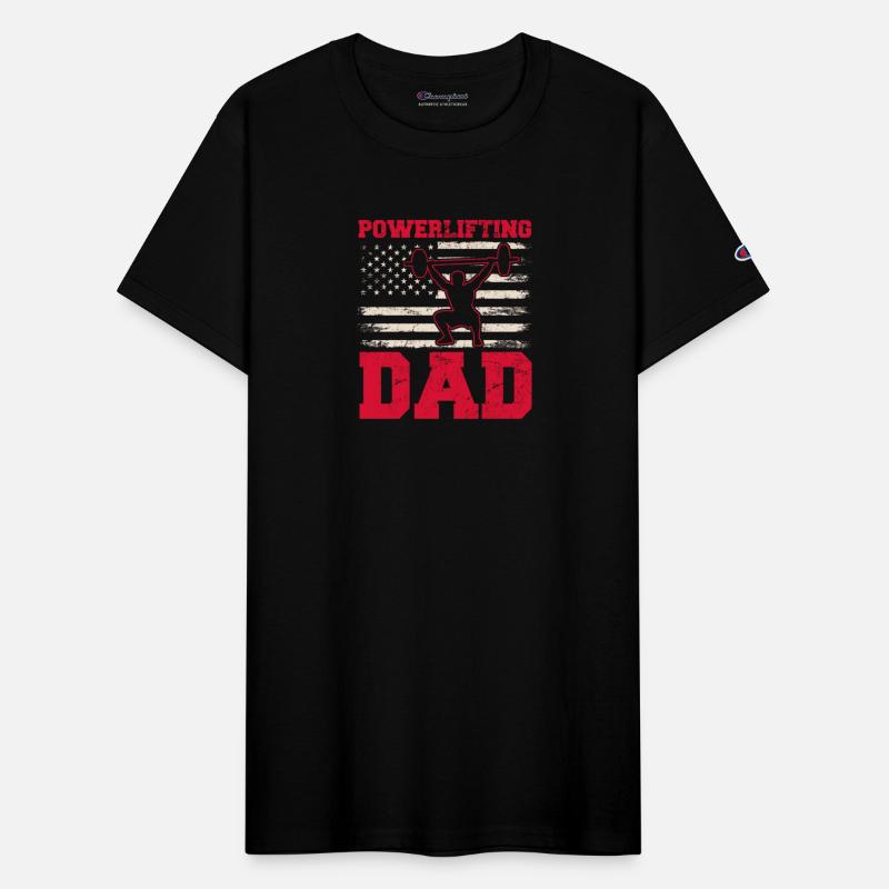 Powerlifting Dad Weightlifting Father Workout Amer