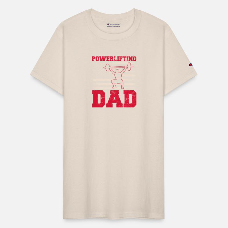 Powerlifting Dad Weightlifting Father Workout Amer