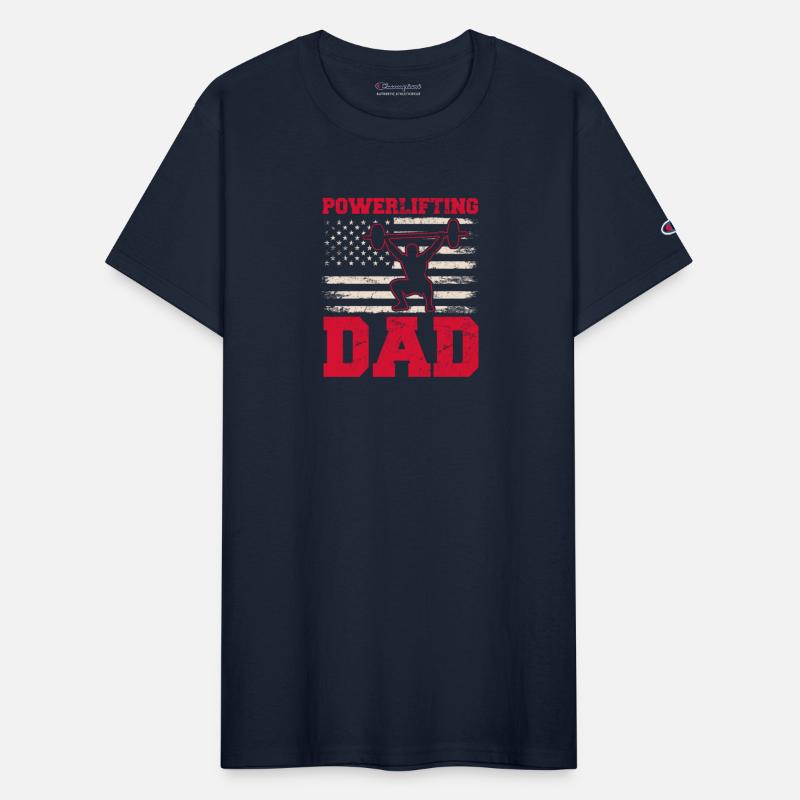 Powerlifting Dad Weightlifting Father Workout Amer