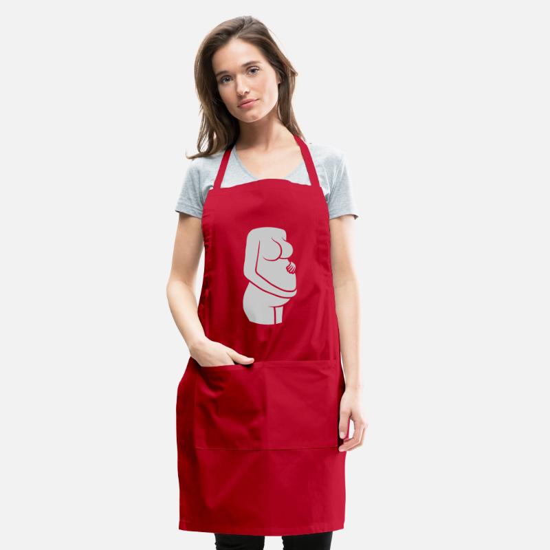 pregnant woman holding belly