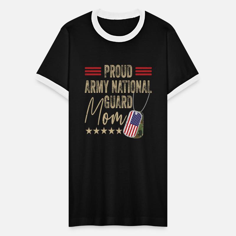 Proud Army National Guard Mom Military Family Vete