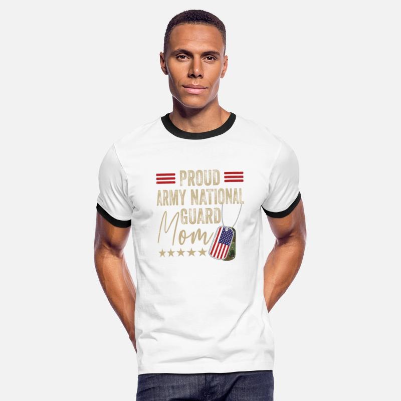 Proud Army National Guard Mom Military Family Vete