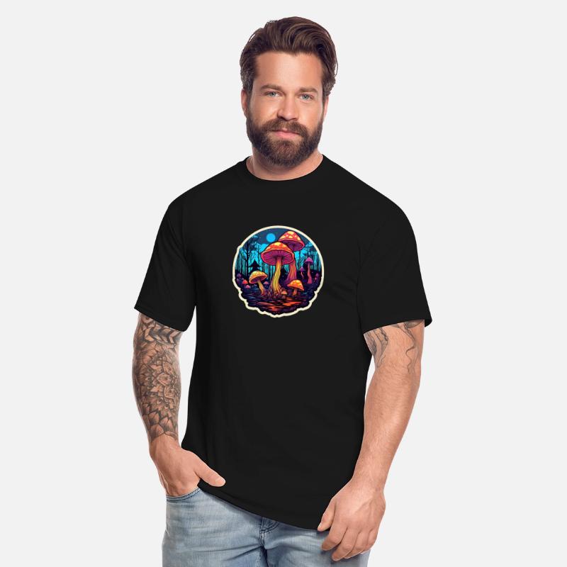 Psychedelic Mushroom Forest T-Shirt