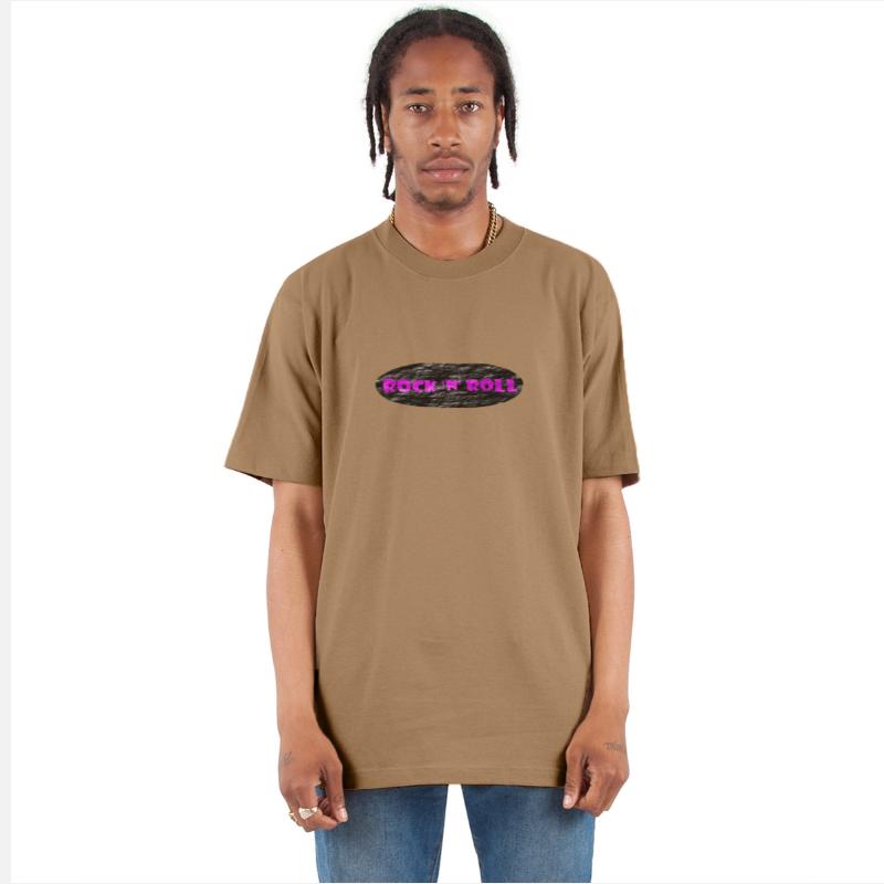 Purple Rock 'n' Roll Typography