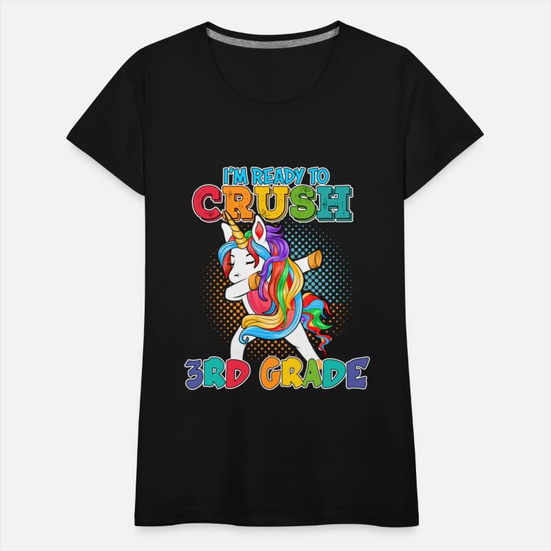 Ready To Crush 3rd Grade Unicorn Back To School