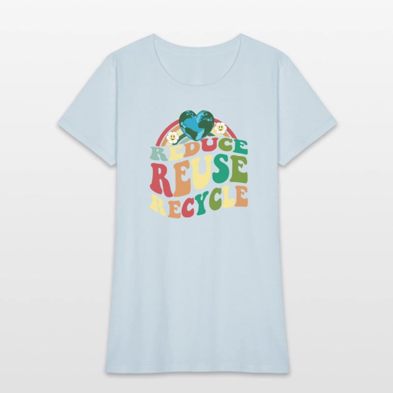 Reduce Reuse Recycle for Earth - World Earth Day