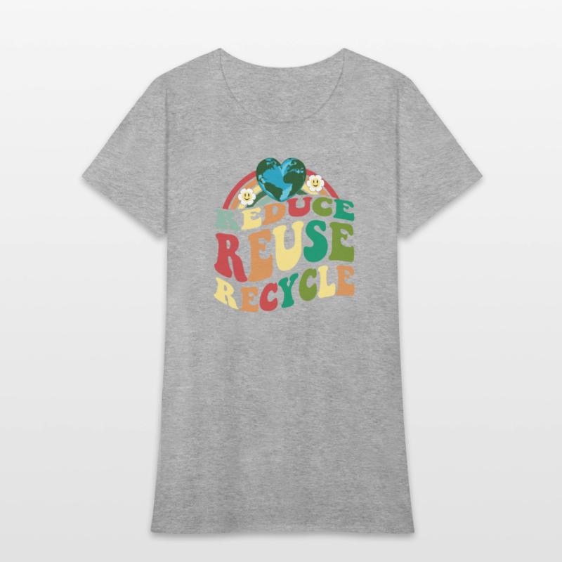 Reduce Reuse Recycle for Earth - World Earth Day