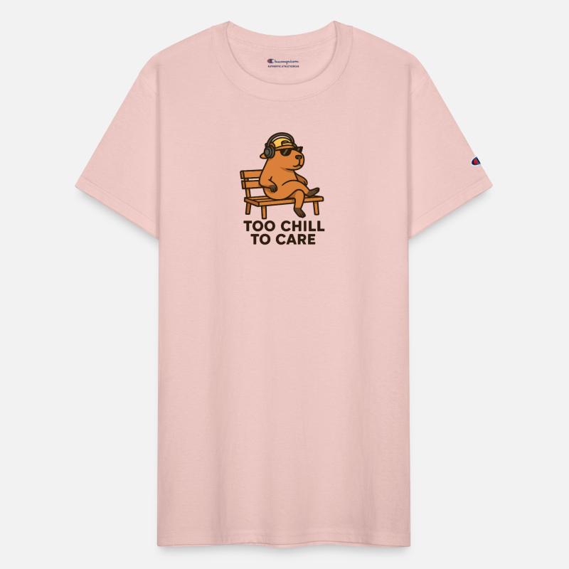 Relaxed Bear with Headphones Illustration