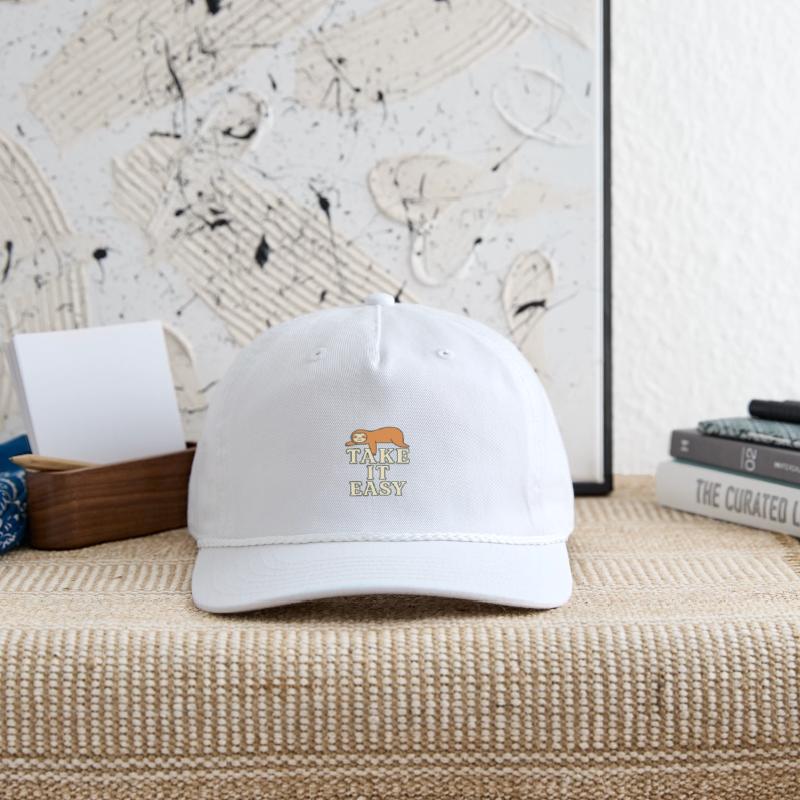 Relaxed Sloth and Motivational Quote