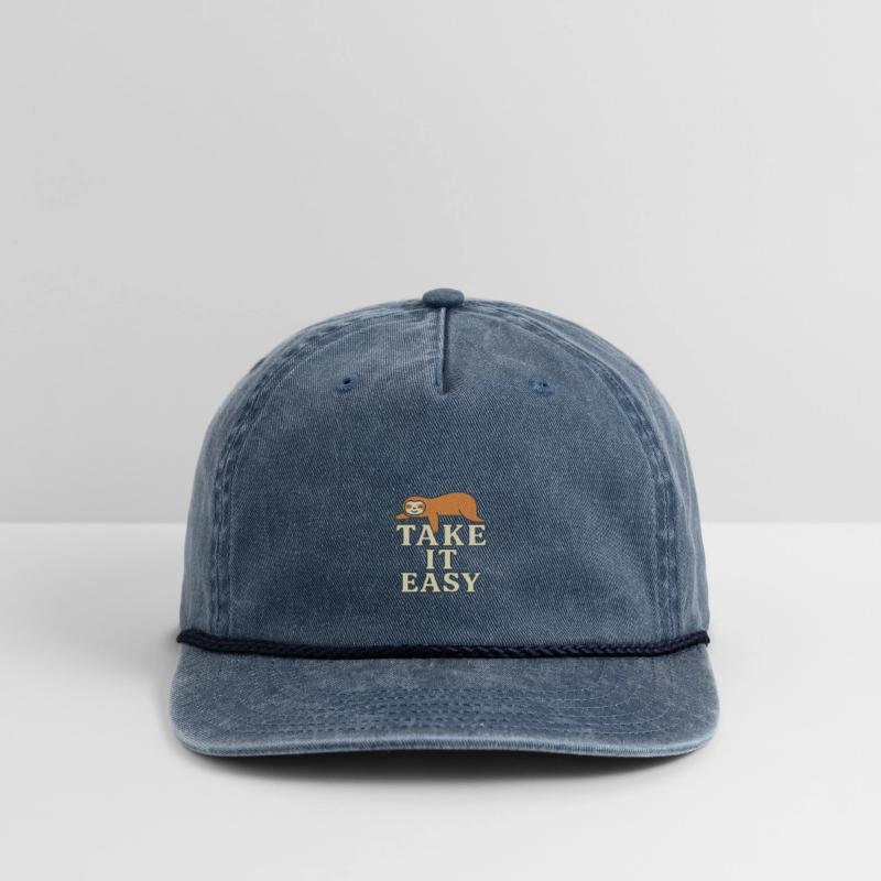 Relaxed Sloth and Motivational Quote