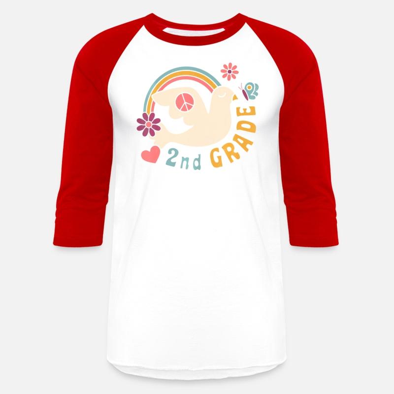 Retro 70s Hippie Second Grade Back To School Stude