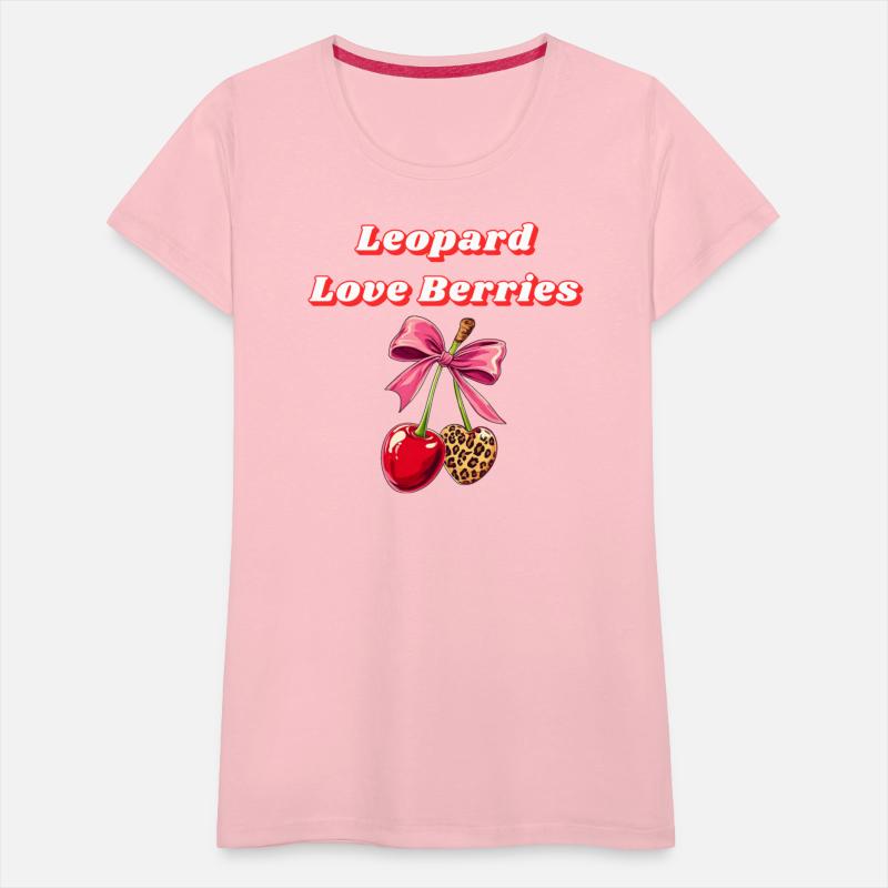 Retro Cherry Heart with Pink Bow