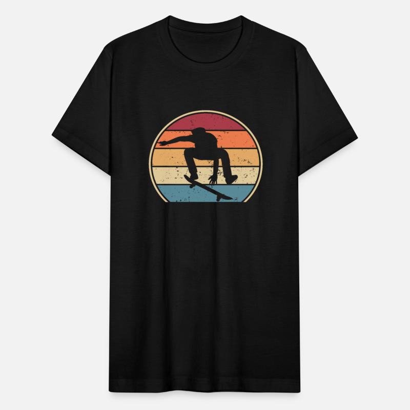 Retro Skatergirl Skaterboy Skateboardkid