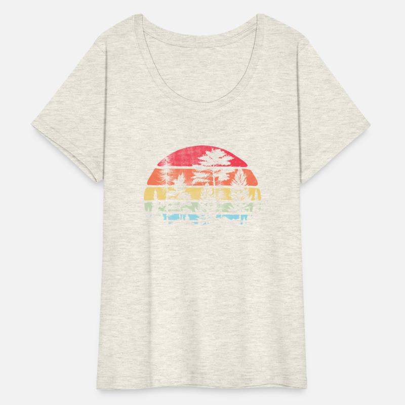 Retro Style Wildlife Trees Outdoors Nature Forest