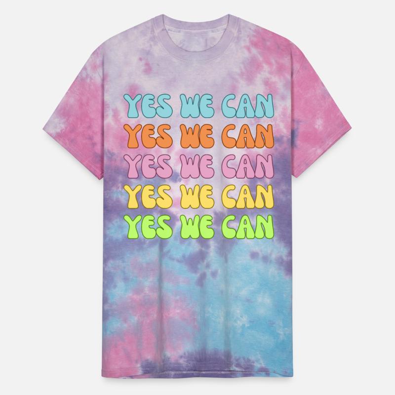 Retro YES WE Can Obama Protest Affirmation