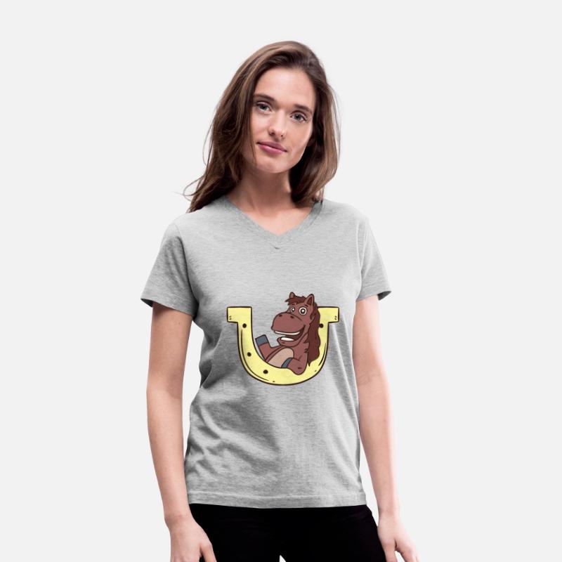 Rider Funny Horse Riding Horseshoe Gift Comic