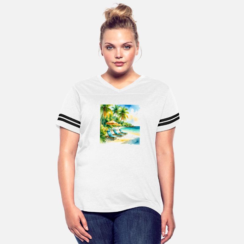 RMGUARDT Sandy beach chairs umbrellas