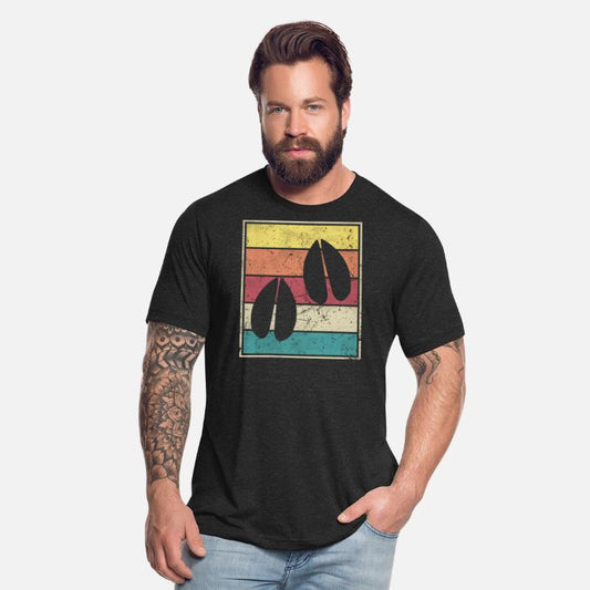 Roe Deer Tracks Footprint Retro Vintage