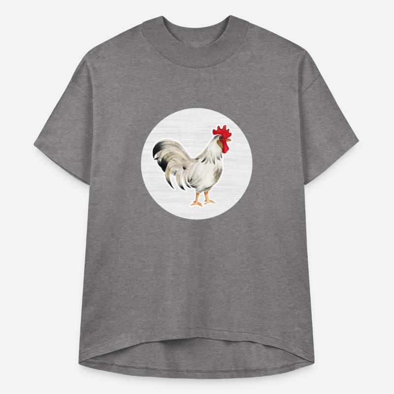 Rooster Watercolor Drawing