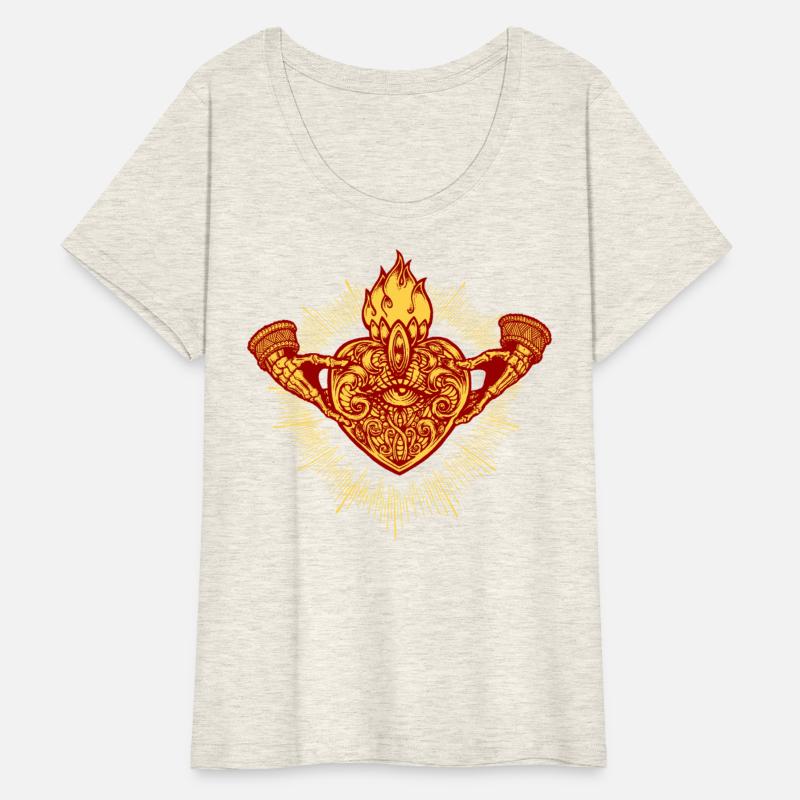 Sacred Heart Claddagh Symbol - Fire