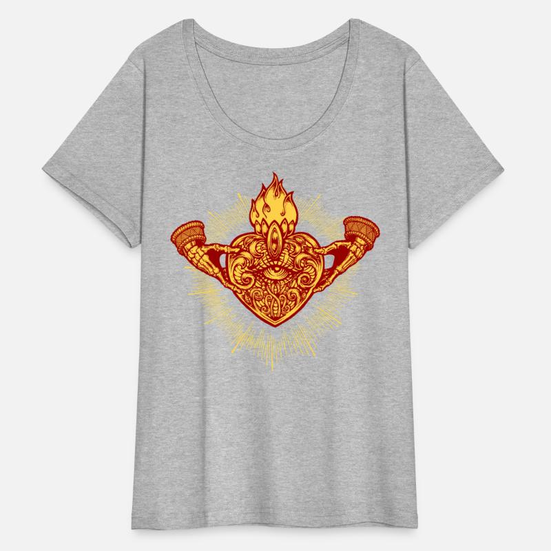 Sacred Heart Claddagh Symbol - Fire