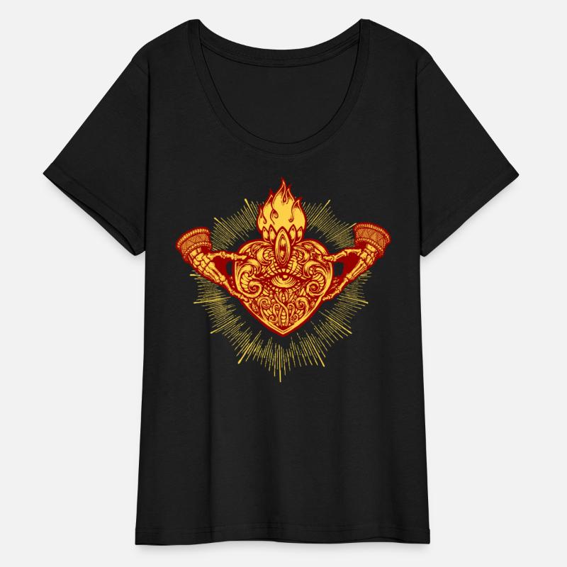 Sacred Heart Claddagh Symbol - Fire
