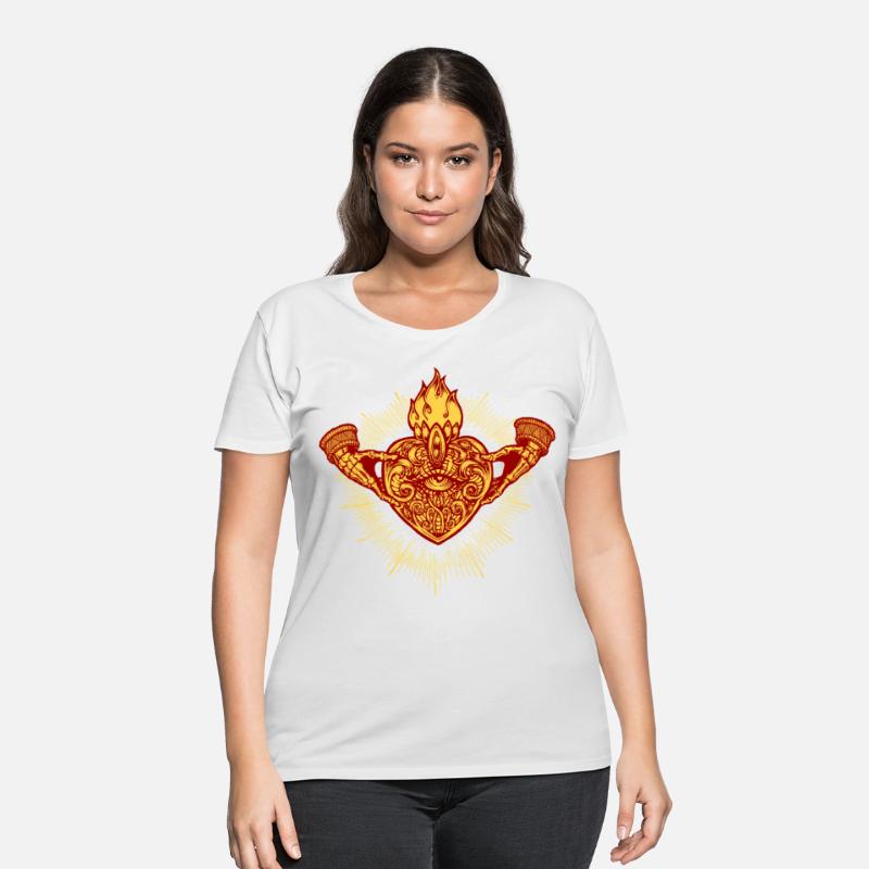 Sacred Heart Claddagh Symbol - Fire