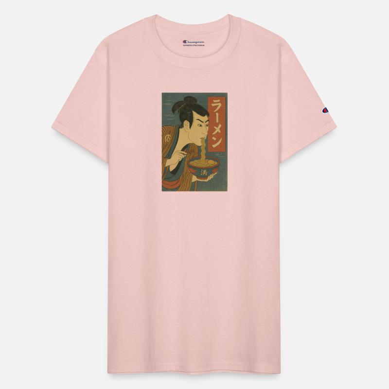 Samurai Eating Ramen | Ukiyo-e Ramen Art Japanese