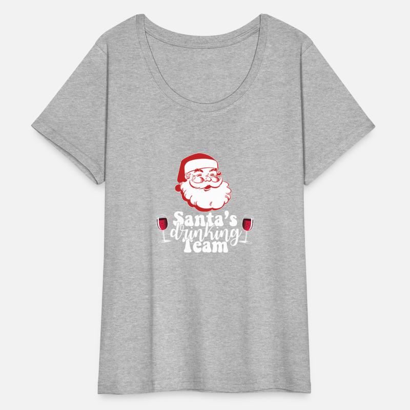 Santa'S Drinking Team Fun Wine Drinkers Meme