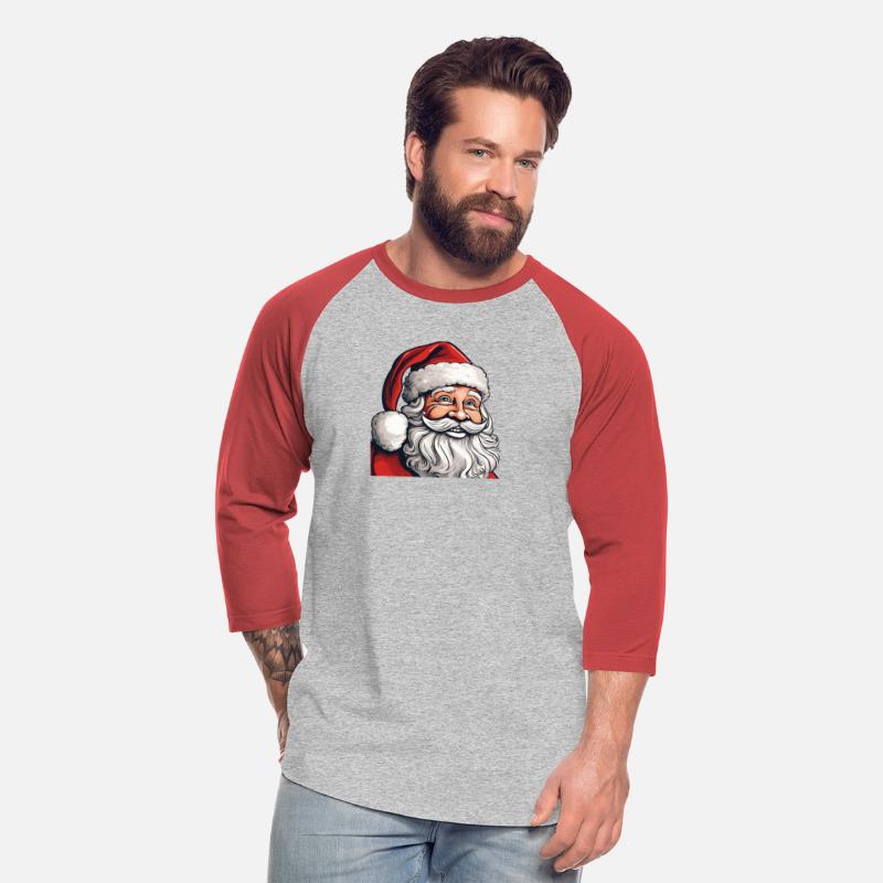 Santa's Head Smiling Aesthetic