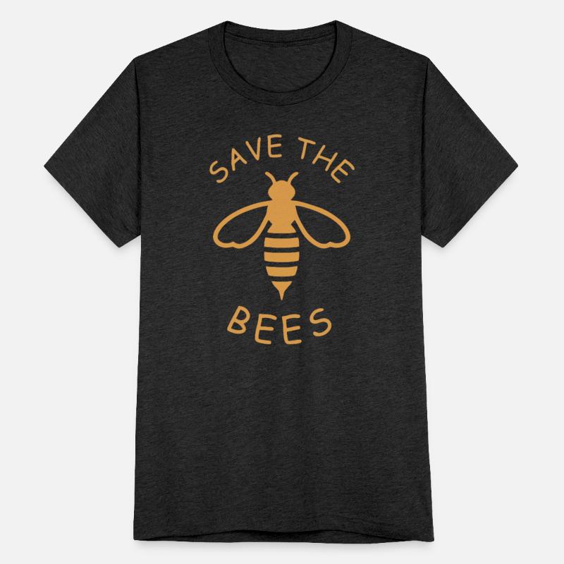 Save the Bees Honeybee Illustration
