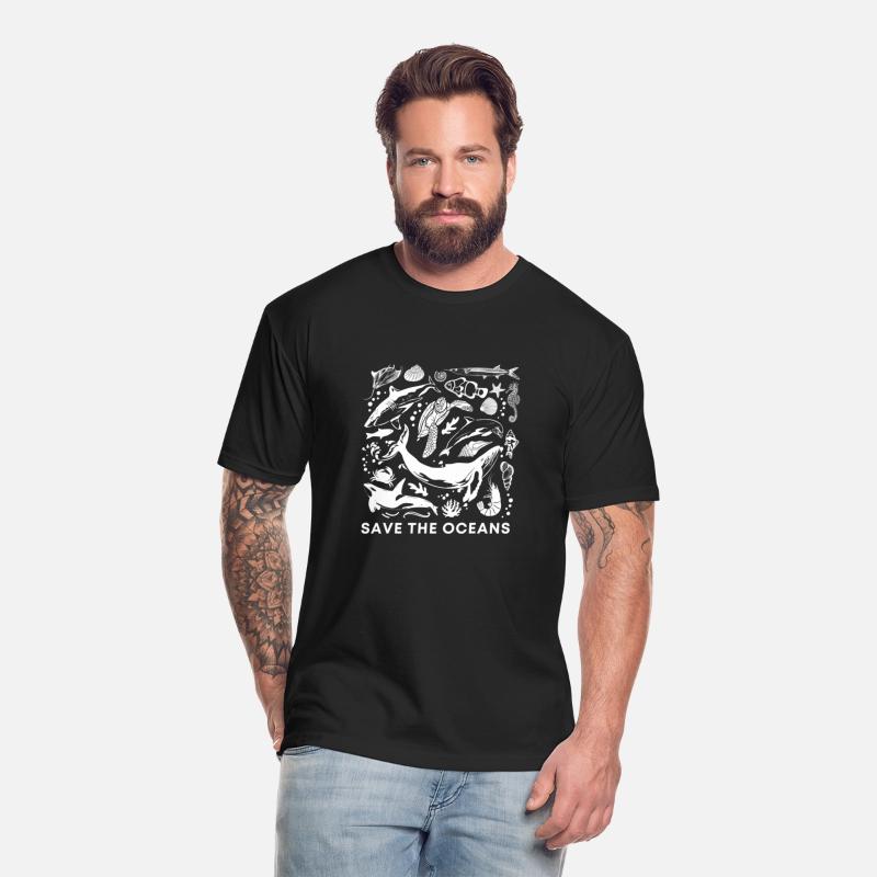 Save The Oceans-Whale Turtle Orca Climate Change-S