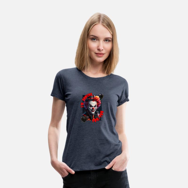 Scary clown design. Option 4