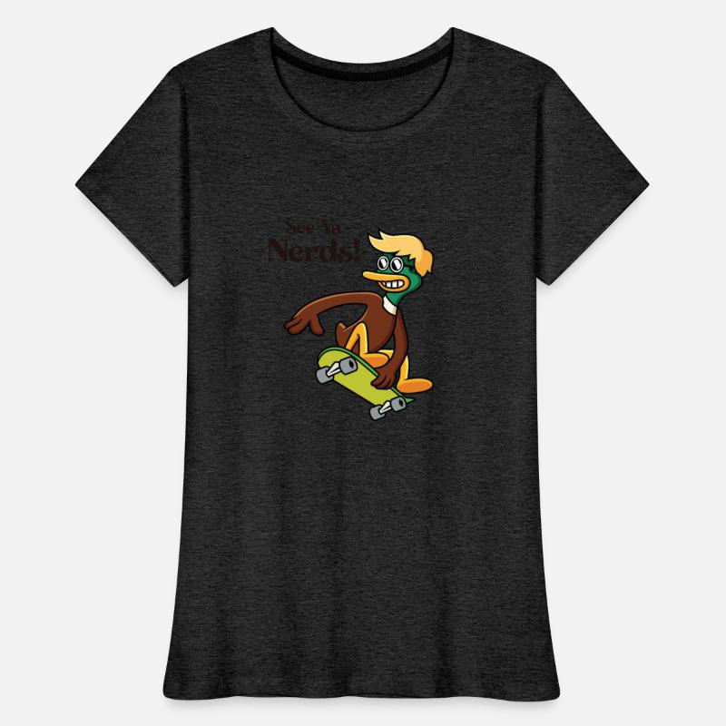 See Ya Nerds Duck Skateboardkid Skatergirl
