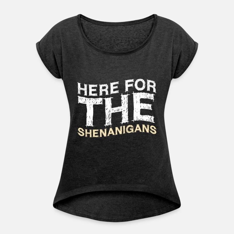 Shamrock Here For The Shenanigans Saint Patricks