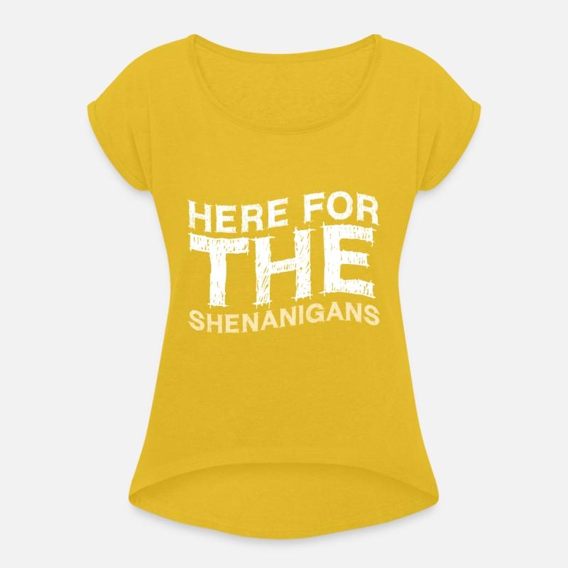 Shamrock Here For The Shenanigans Saint Patricks