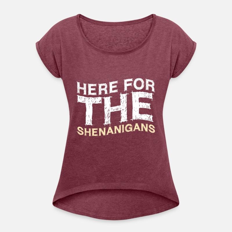 Shamrock Here For The Shenanigans Saint Patricks