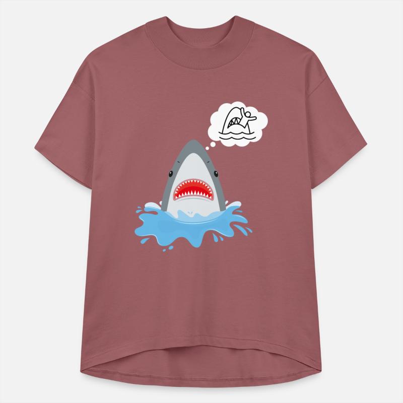 Shark Think Swallow Person Funny Local Animal Pet