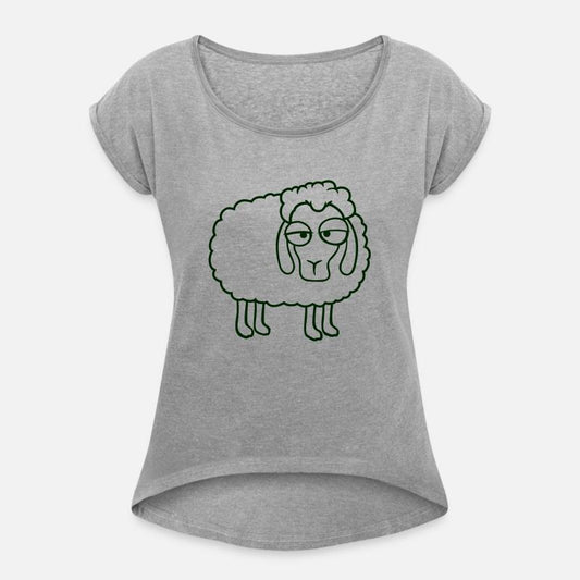 Sheep Tired Bored Look Little Sweet Lamb Bad Mood