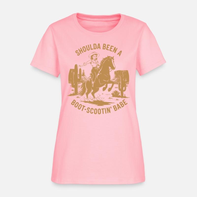 Shoulda Been a Boot Scootin Babe Western Tee