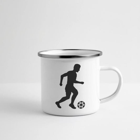 Silhouette footballer sport design