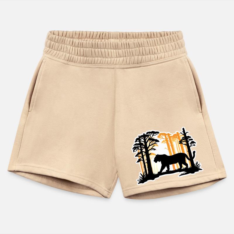 Silhouette Tiger in The Woods