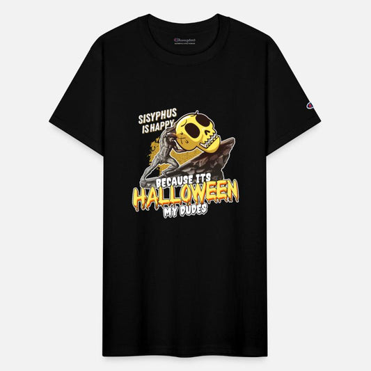 Sisyphus Halloween Design - Spooky Struggle Meme