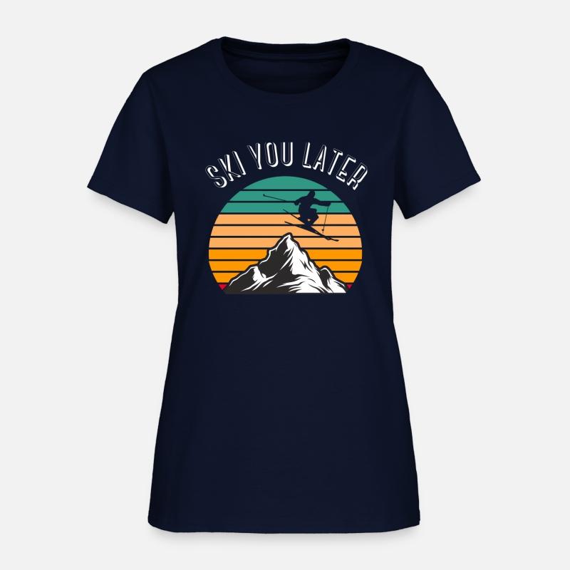 Ski You Later Downhill Skiing Snow Adventure Winte