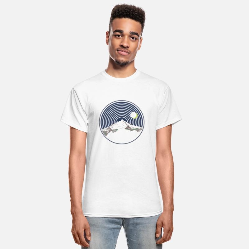 Snow Mountain Peak At Night