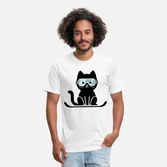 Snowboarding Cat Lover Cat Ski Cat Skiing